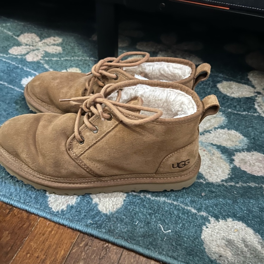 UGG Tan Boots with Plush Lining - Picture 2 of 4